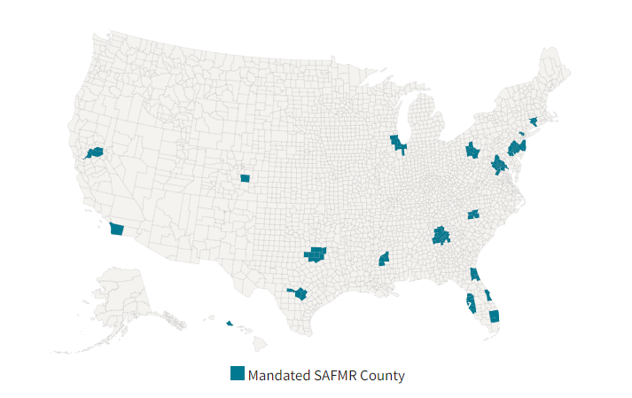 Mandated SAFMR Map
